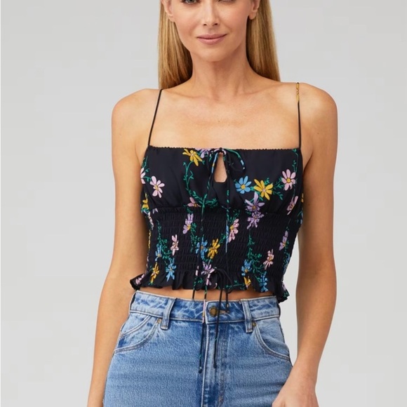 For Love & Lemons Lori Crop Top - Picture 1 of 4